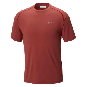 Columbia Men Red Tuk Mountain Mens Short Sleeve T-Shirt