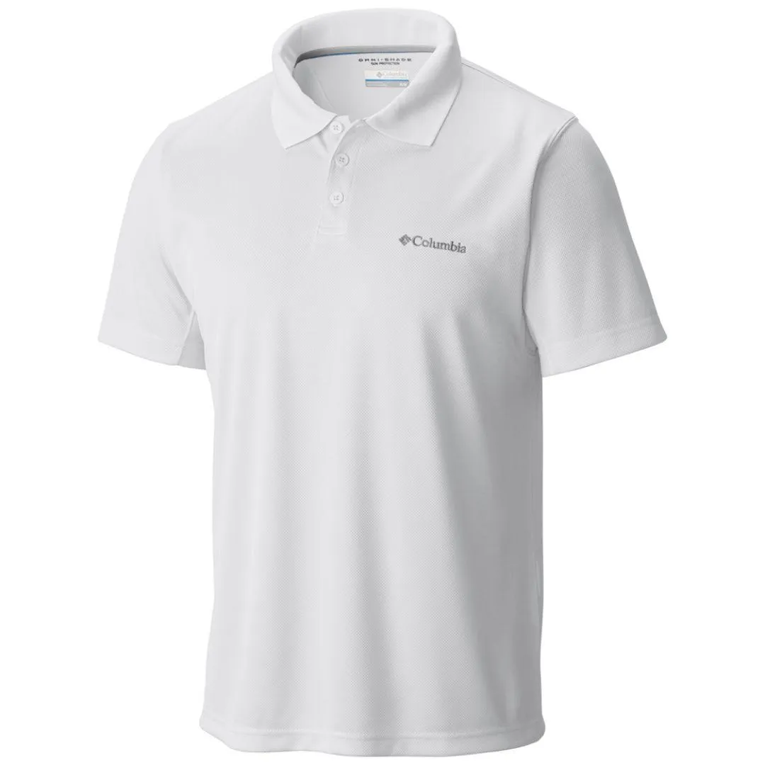 Columbia Men White New Utilizer Polo T-Shirt