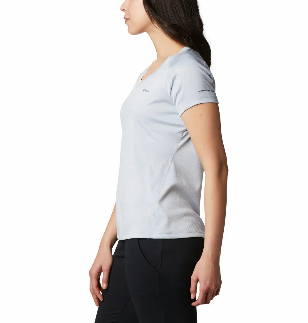 Columbia Womens Grey Zero Rules Short Sleeve Shirt