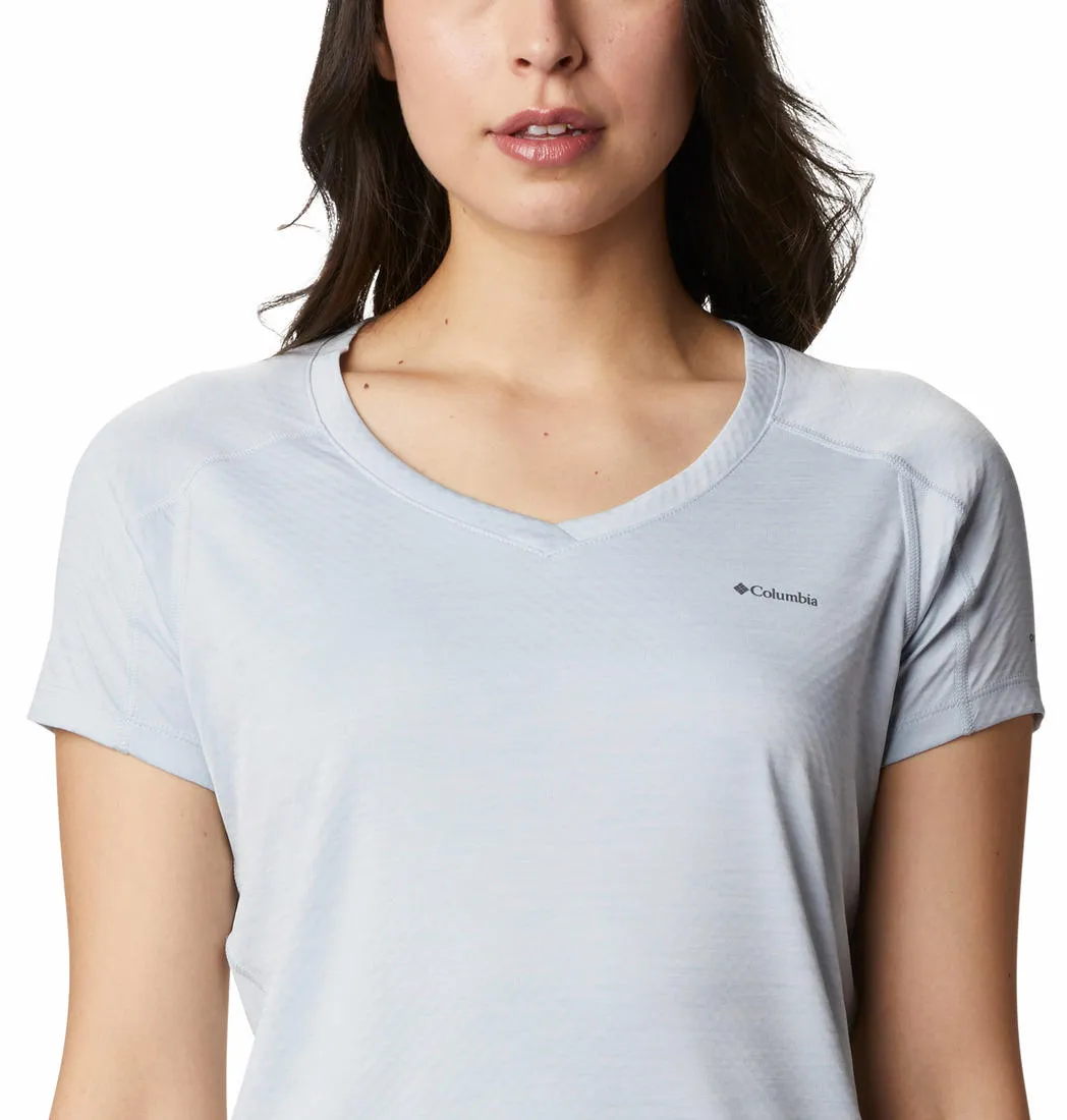 Columbia Womens Grey Zero Rules Short Sleeve Shirt