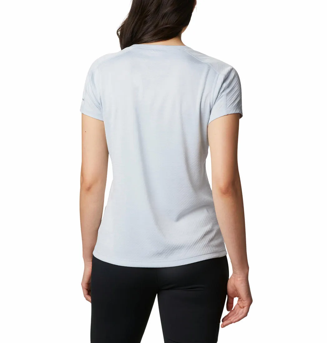Columbia Womens Grey Zero Rules Short Sleeve Shirt