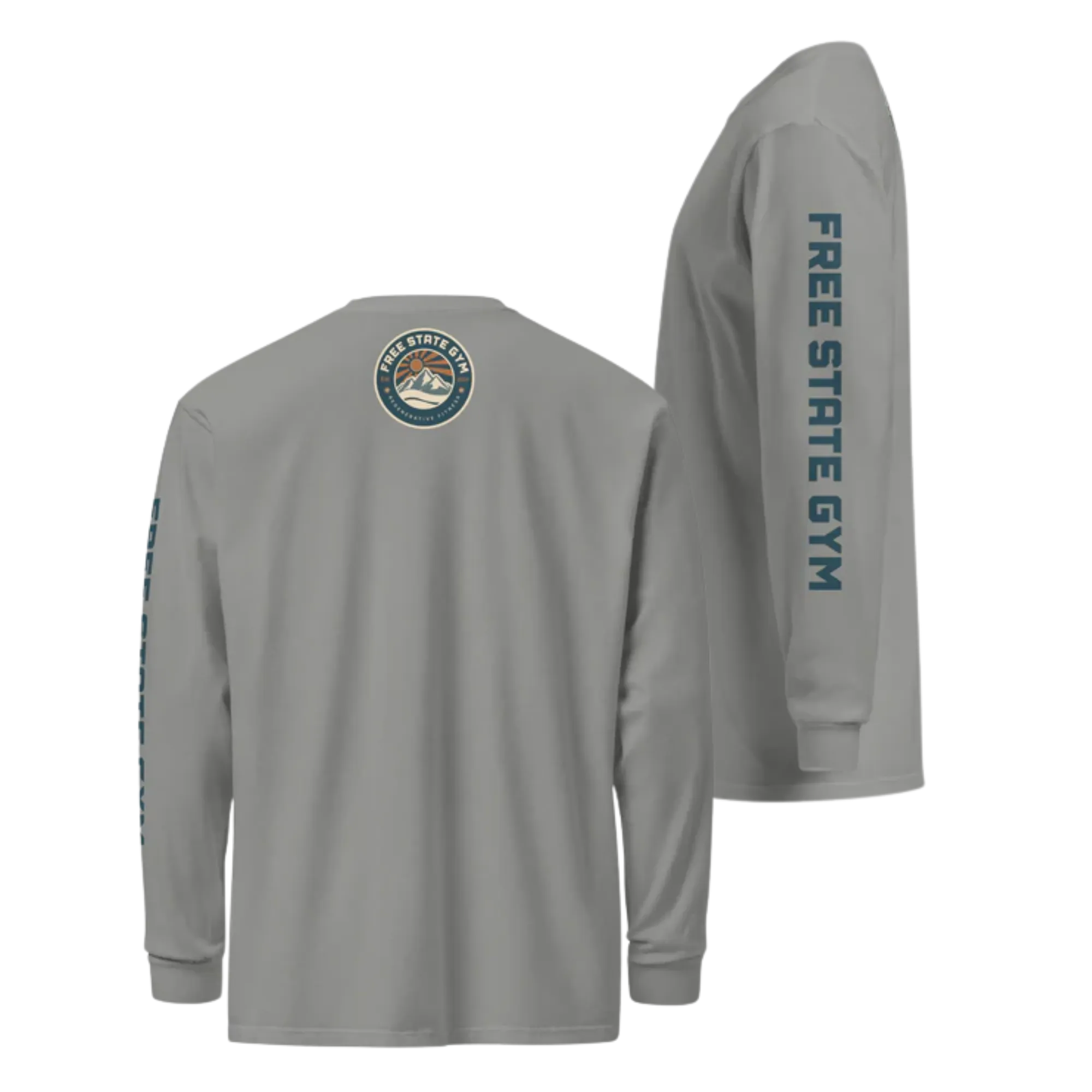 Comfort Colors Long Sleeve | Text on sleeve