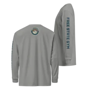 Comfort Colors Long Sleeve | Text on sleeve