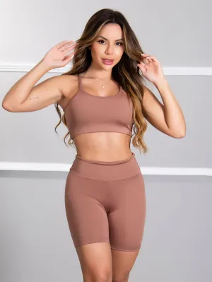 Conjunto fitness Basic (bermuda top)
