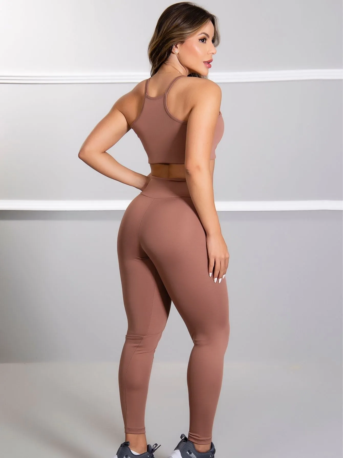 Conjunto fitness Basic (calça top)