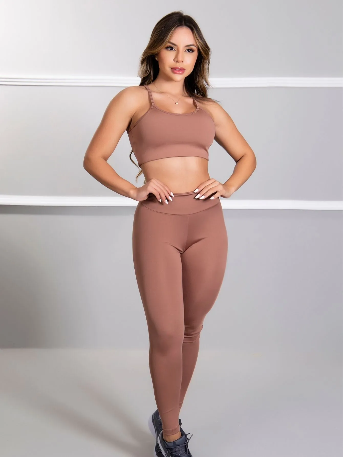Conjunto fitness Basic (calça top)