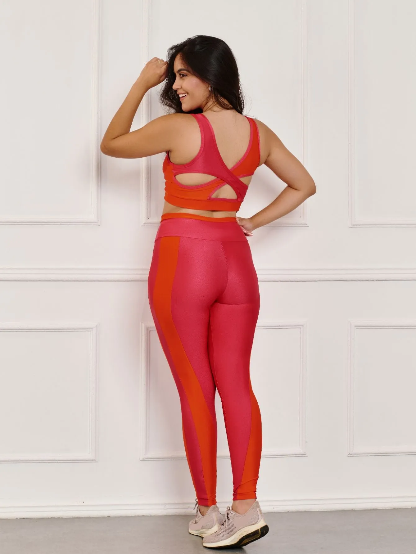 Conjunto fitness Color (calça top)
