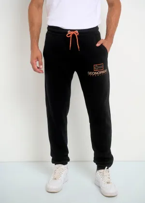 Contrasting tie jogging pants