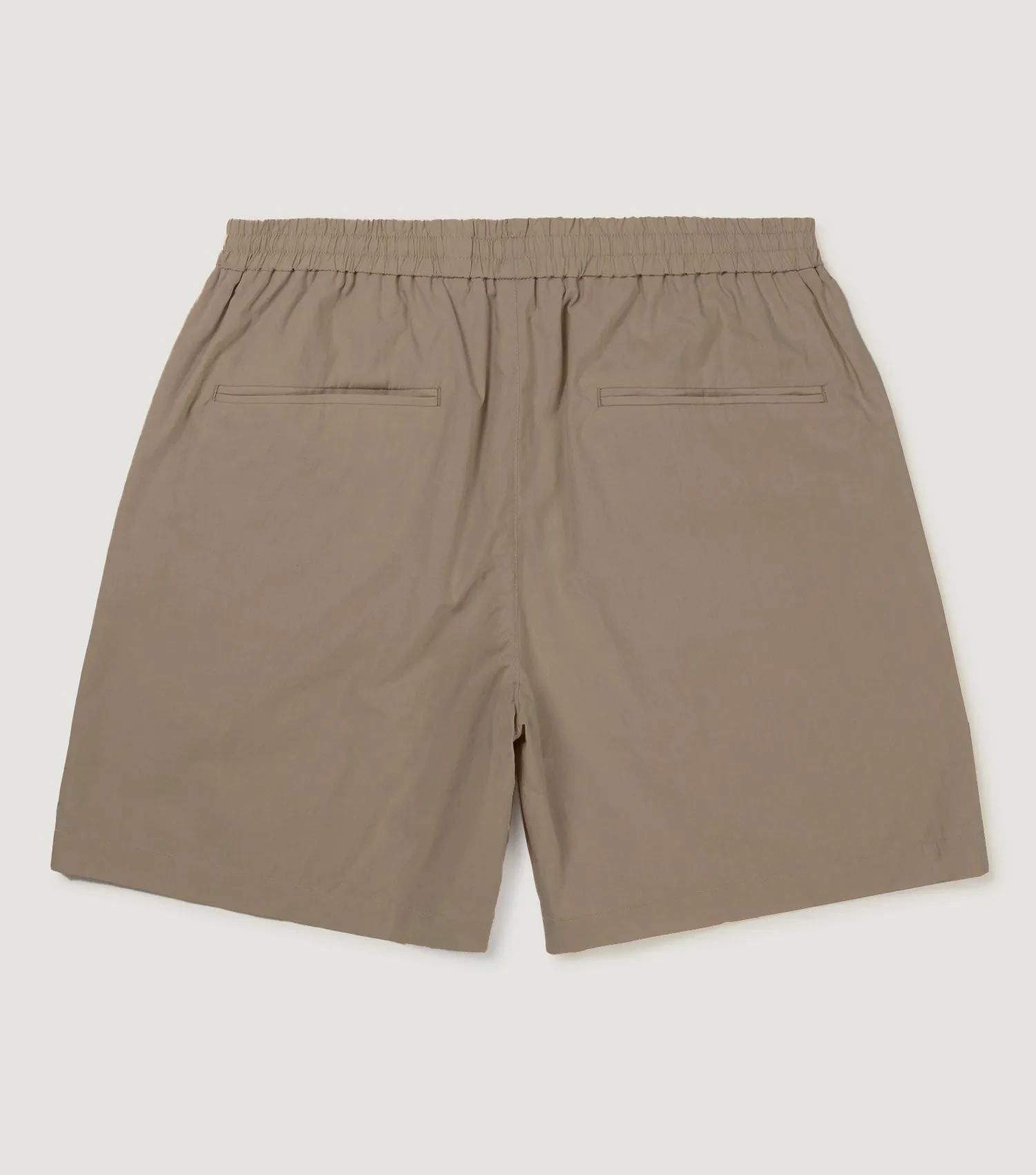 Cotton Fatigue Shorts Beige
