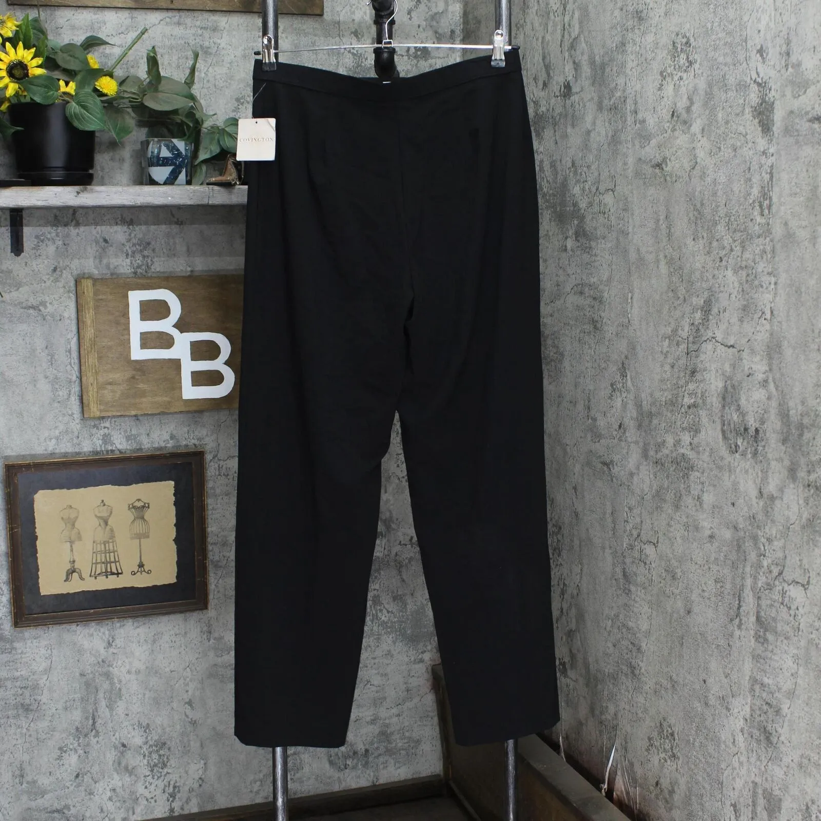 Covington Womens Stretch Dress Pants 166a0d4b3d2af6 Black 12