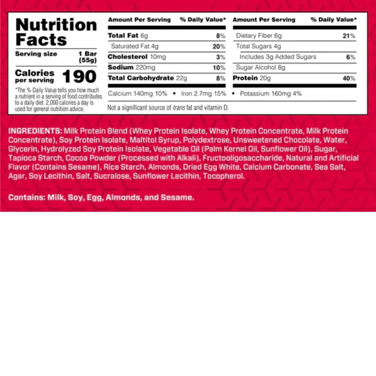 Crisp Protein Bar By BSN