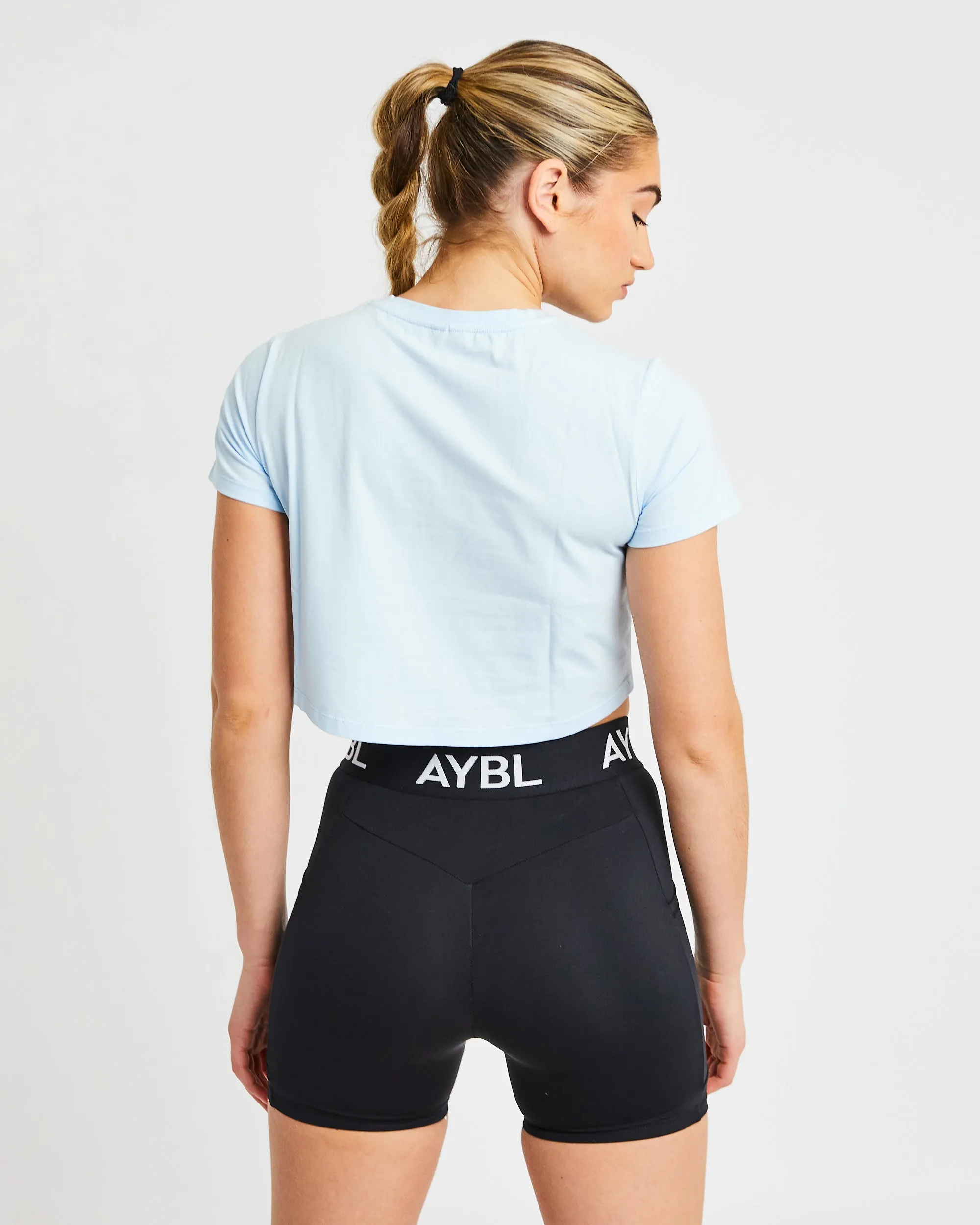 Crop T Shirt - Blue