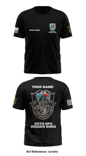 Custom 20th SFG DET 1 Rigger  Store 1 Core Men's SS Performance Tee - 8CYEf8