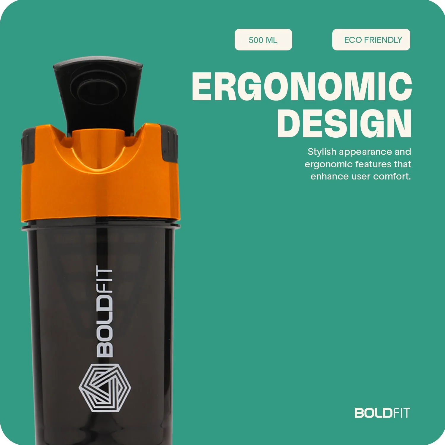 Cyclone Shaker 500ml - Orange