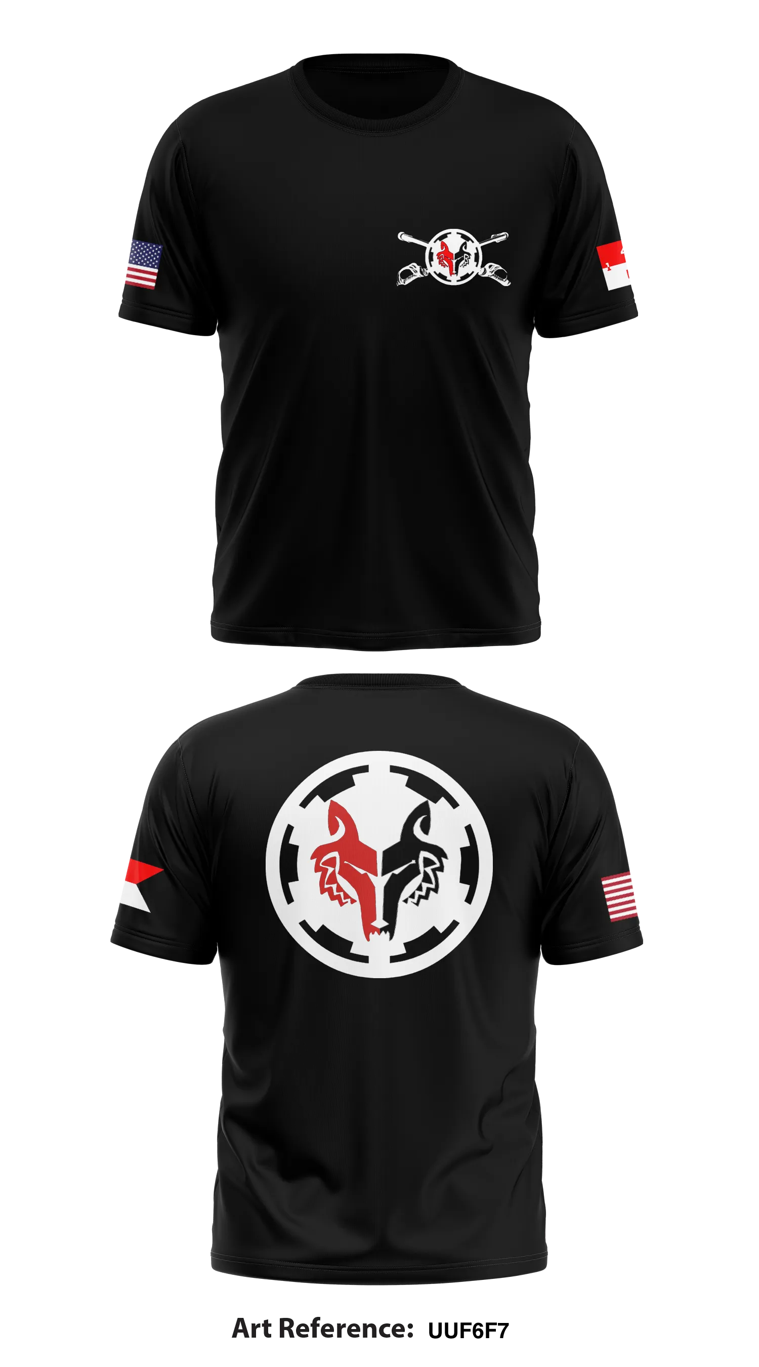 D Troop, 1-4 CAV "WOLFPACK" Store 1 Core Men's SS Performance Tee - uUf6F7