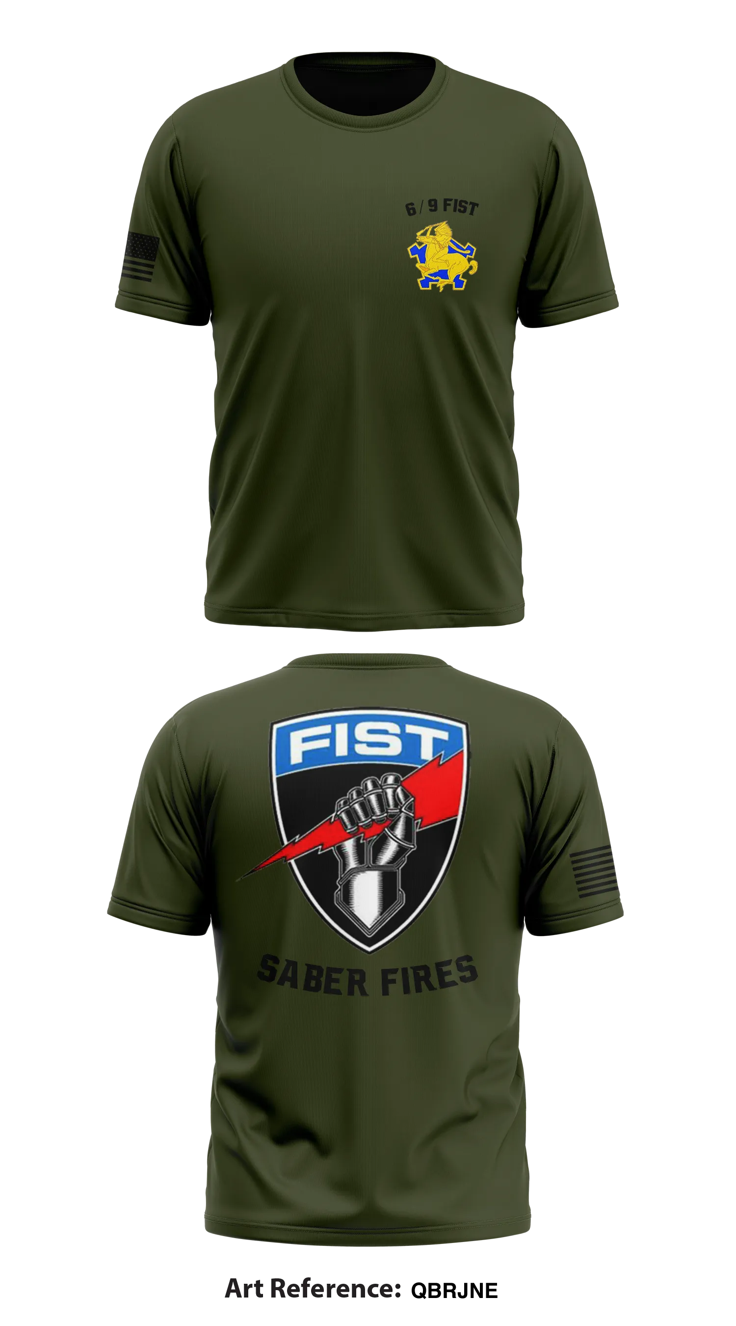 Dakota FiST 6/9 3ABCT 1Cav Store 1 Core Men's SS Performance Tee - qBrjne