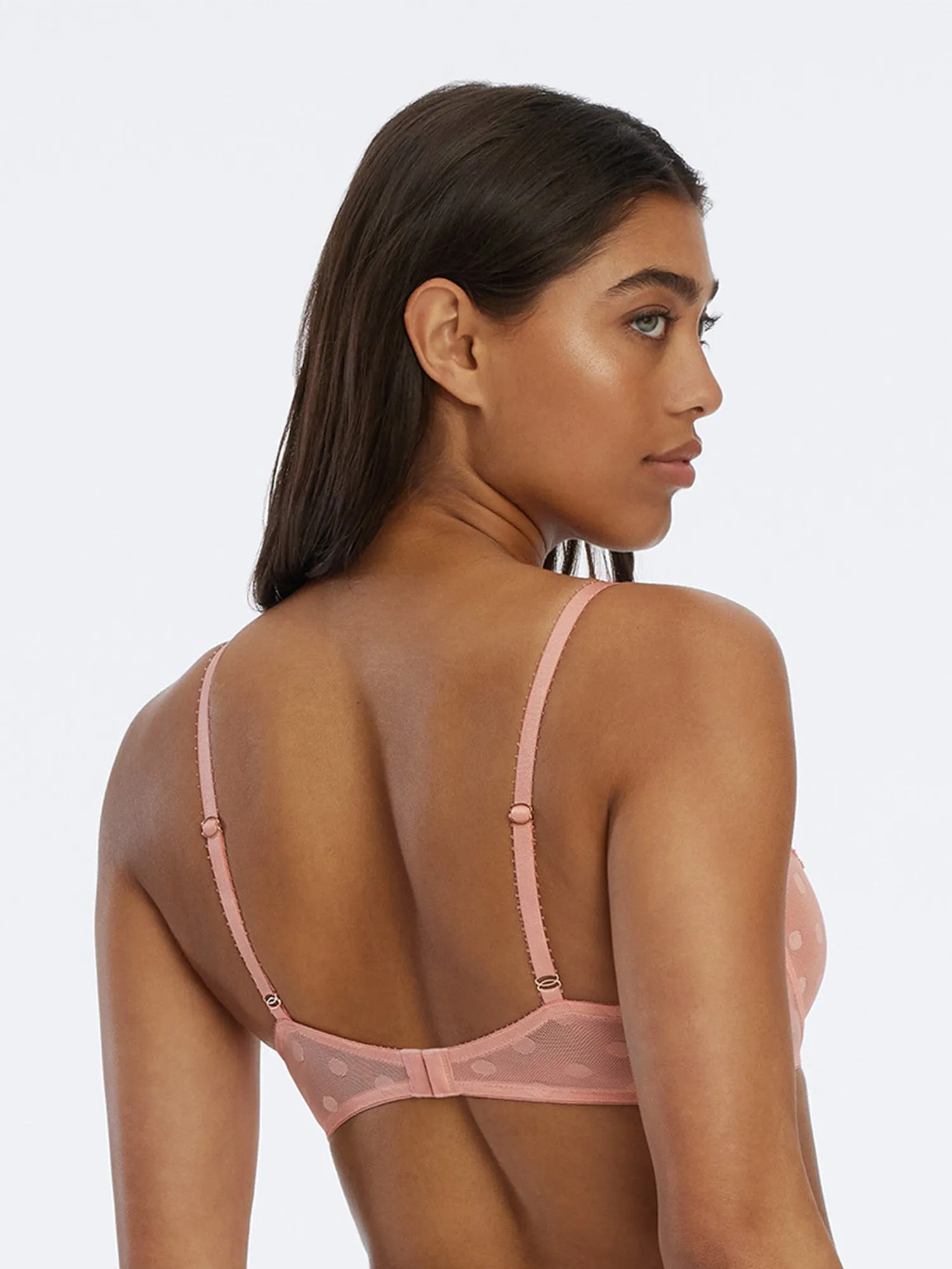 Dare Dot Unlined Underwire Plunge Bra