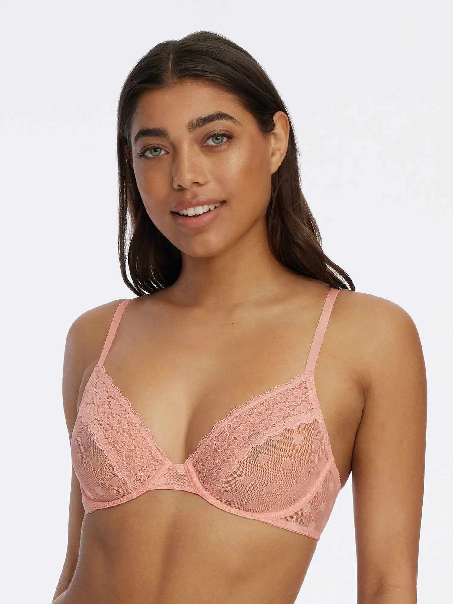 Dare Dot Unlined Underwire Plunge Bra
