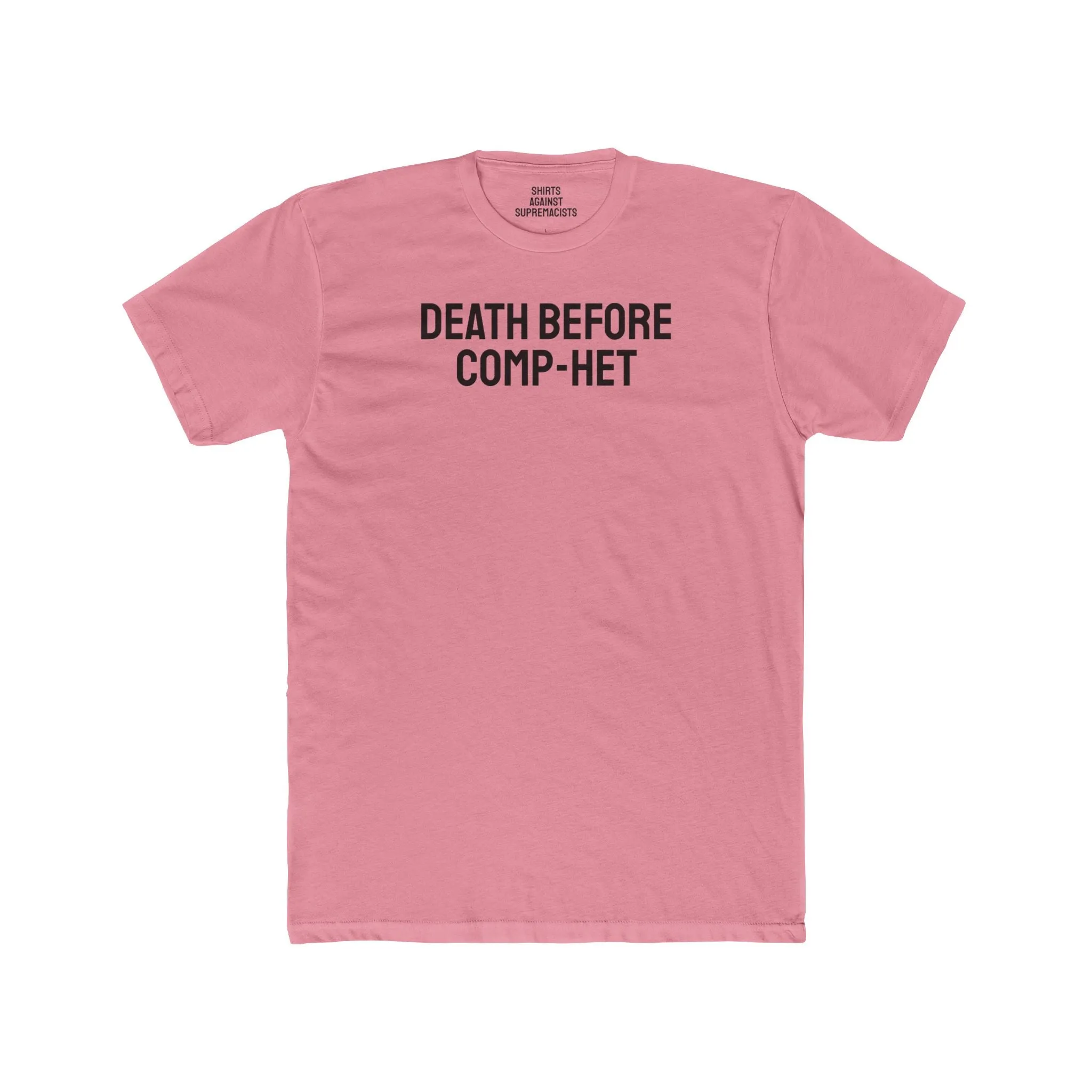 Death Before Comp-Het - Unisex Cotton Crew Tee