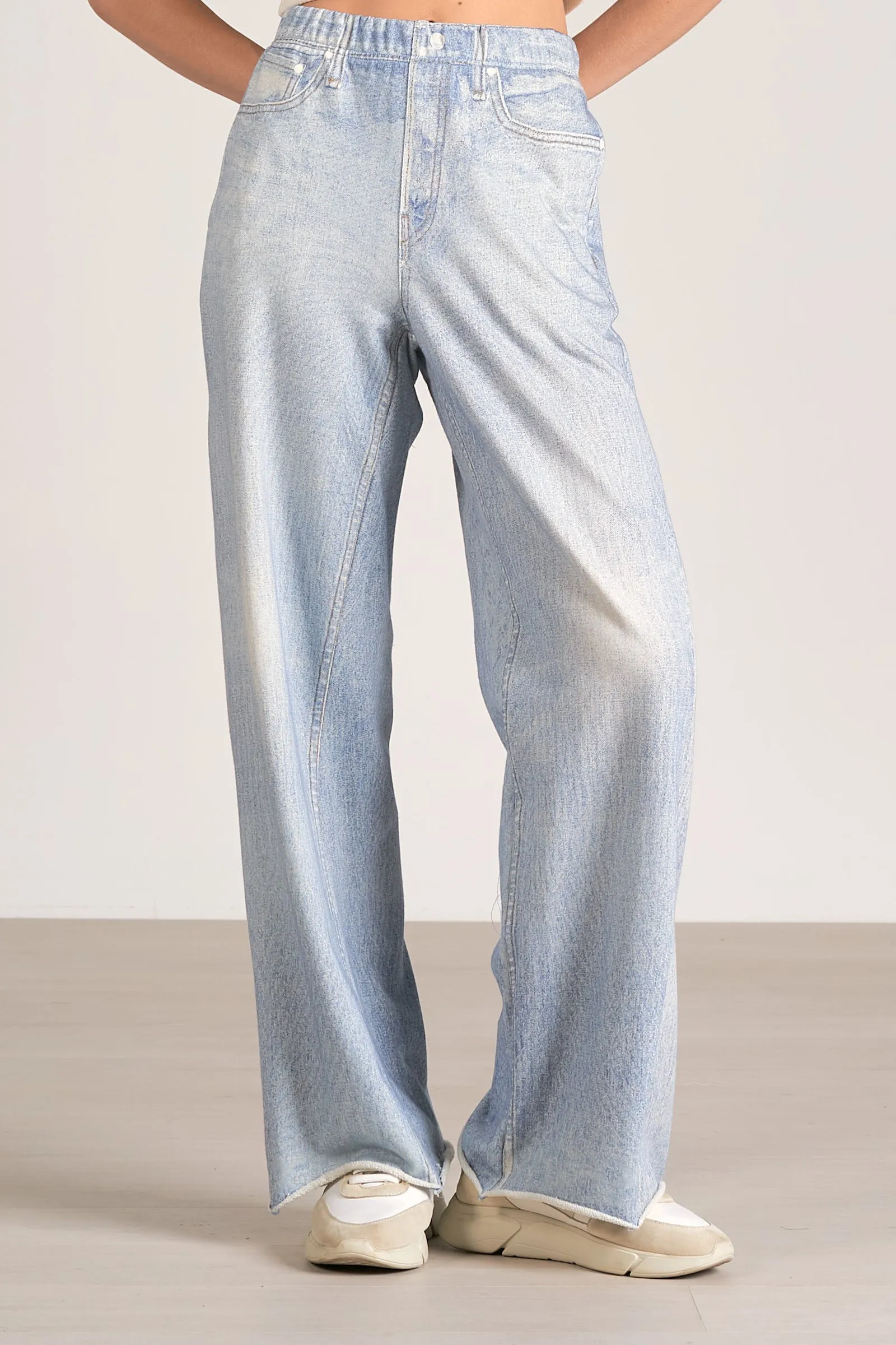 Denim Stretch Pants
