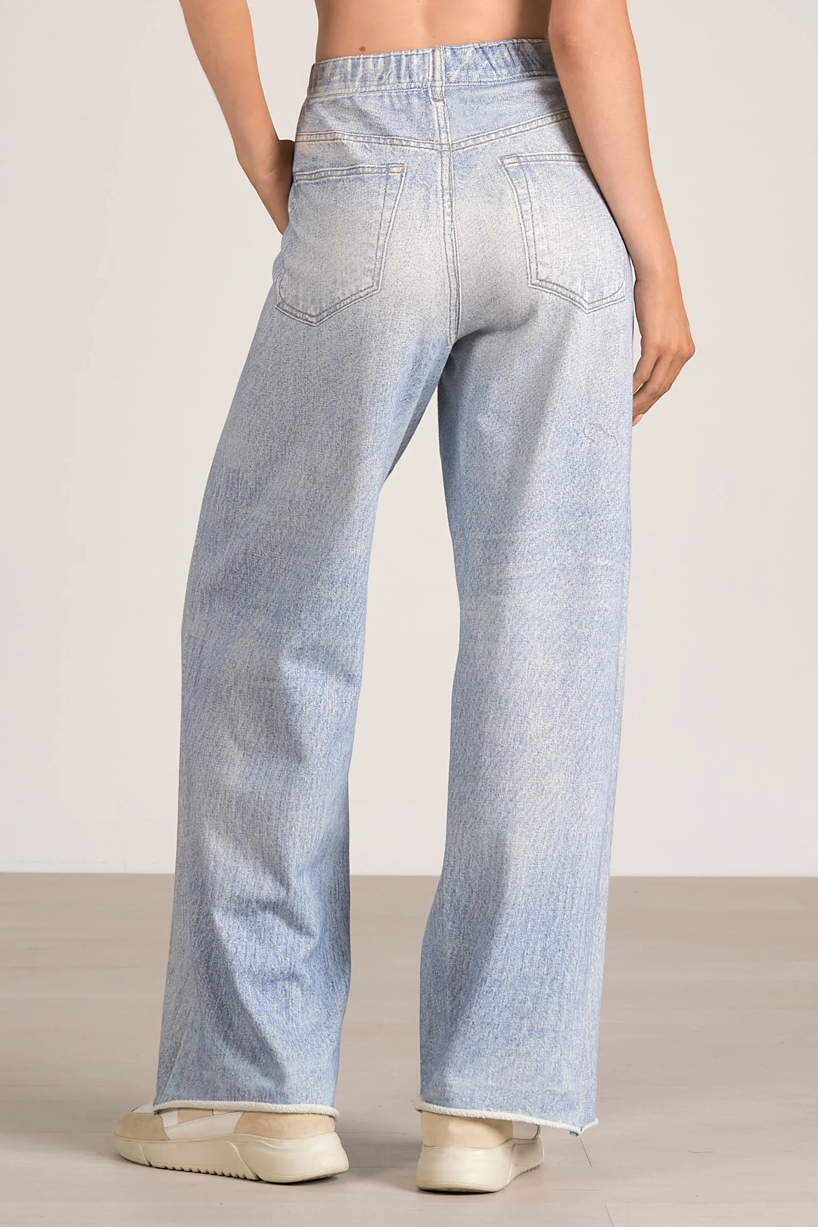Denim Stretch Pants