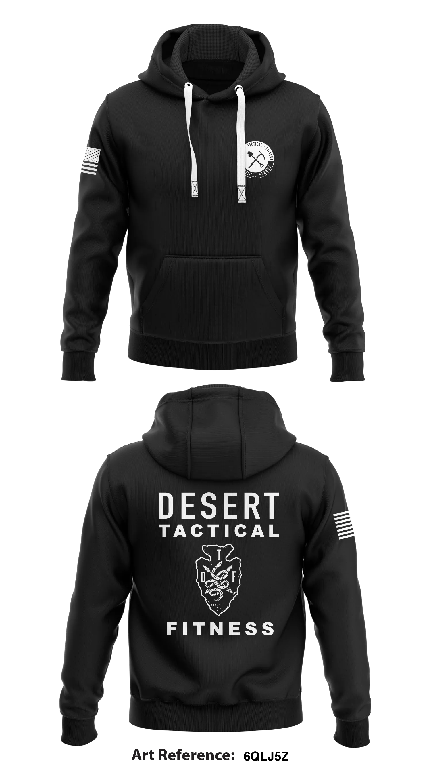 Desert Tactical Fitness Store 1  Core Men's Hooded Performance Sweatshirt - 6QLj5z