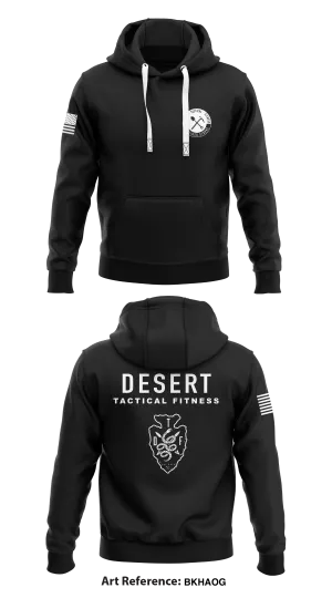 Desert Tactical Fitness Store 1  Core Men's Hooded Performance Sweatshirt - BKHaog