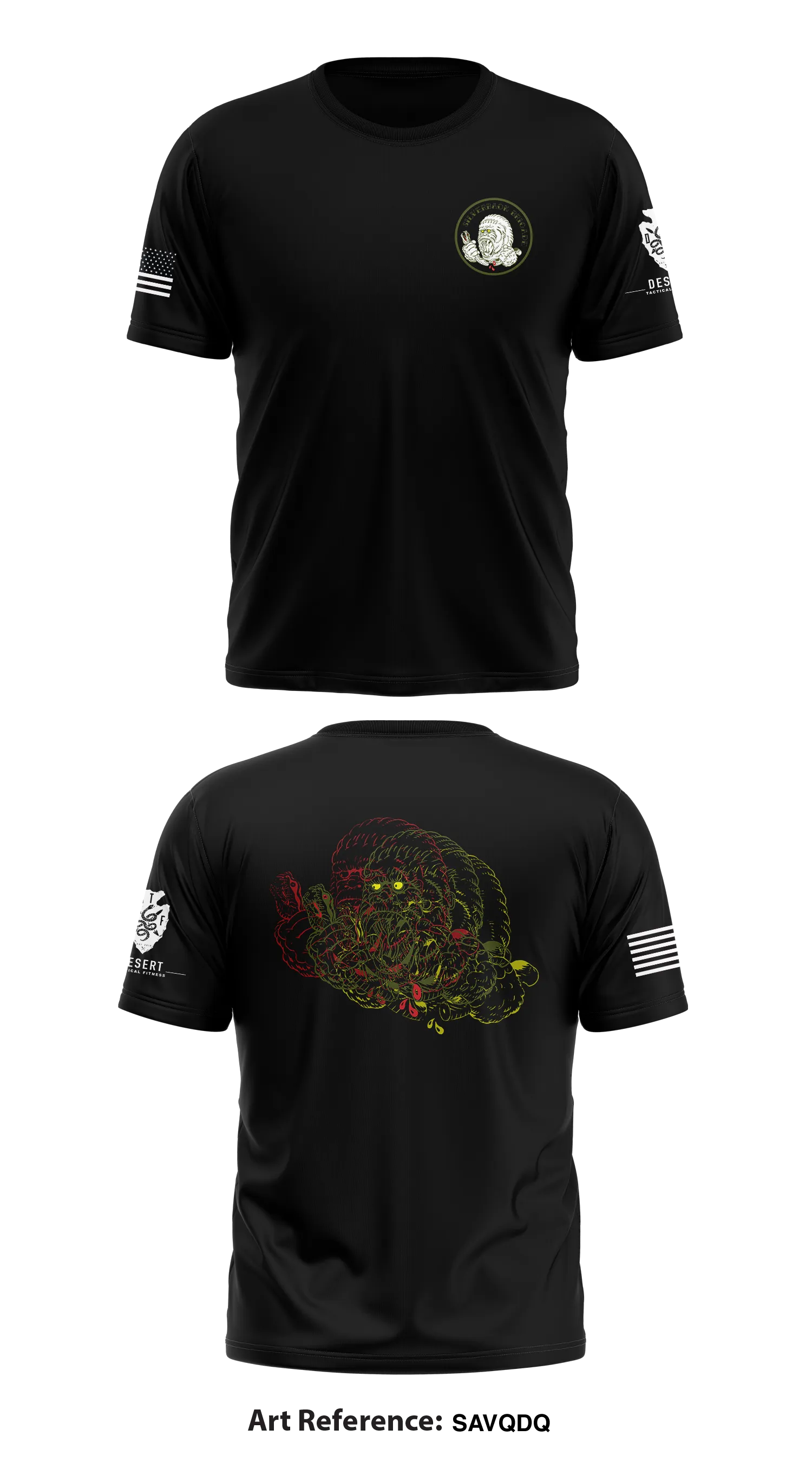 Desert Tactical Fitness Store 1 Core Men's SS Performance Tee - sAvQdQ