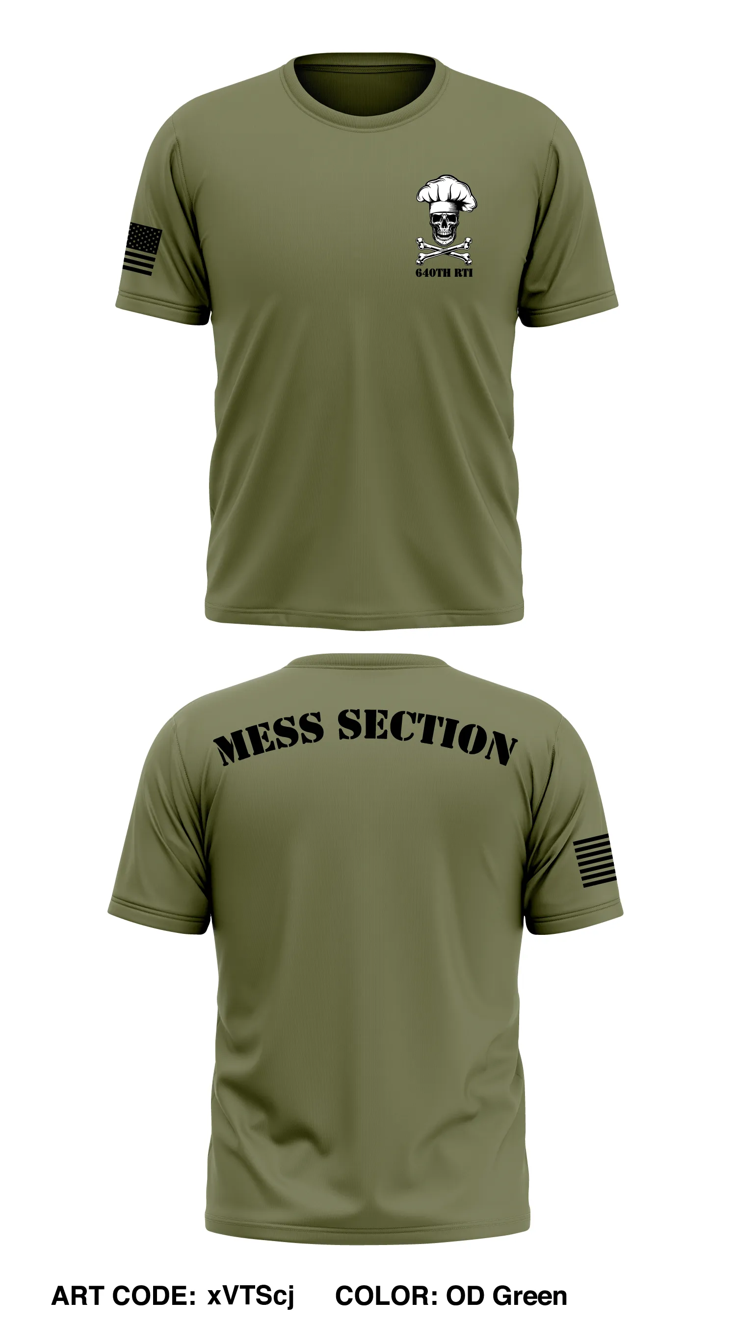 DFAC, 640th RTI Store 1 Core Men's SS Performance Tee - xVTScj