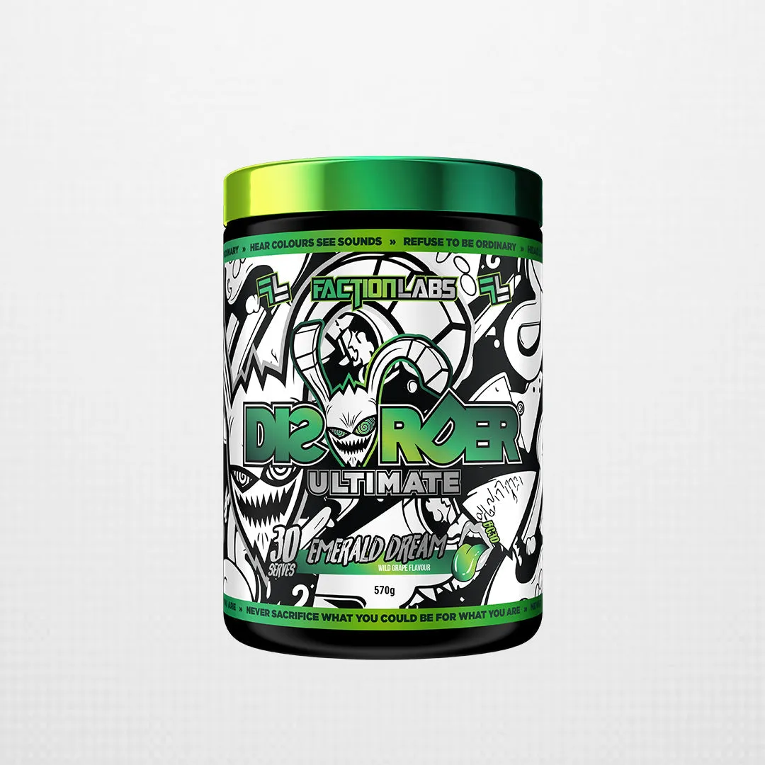 Disorder Ultimate Supplement   FREE CREATINE   FREE PROTEIN VARIETY PACK