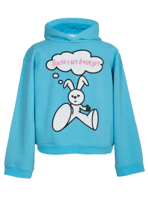 Distressed 'F*ck Off Sunday' Hoodie