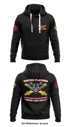 Distro Platoon, F FSC, 3-16th FAR, 2/1 CAV Store 1  Core Men's Hooded Performance Sweatshirt - rCY5LW