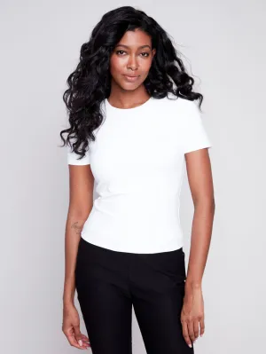 DOUBLE CLOTH TEE