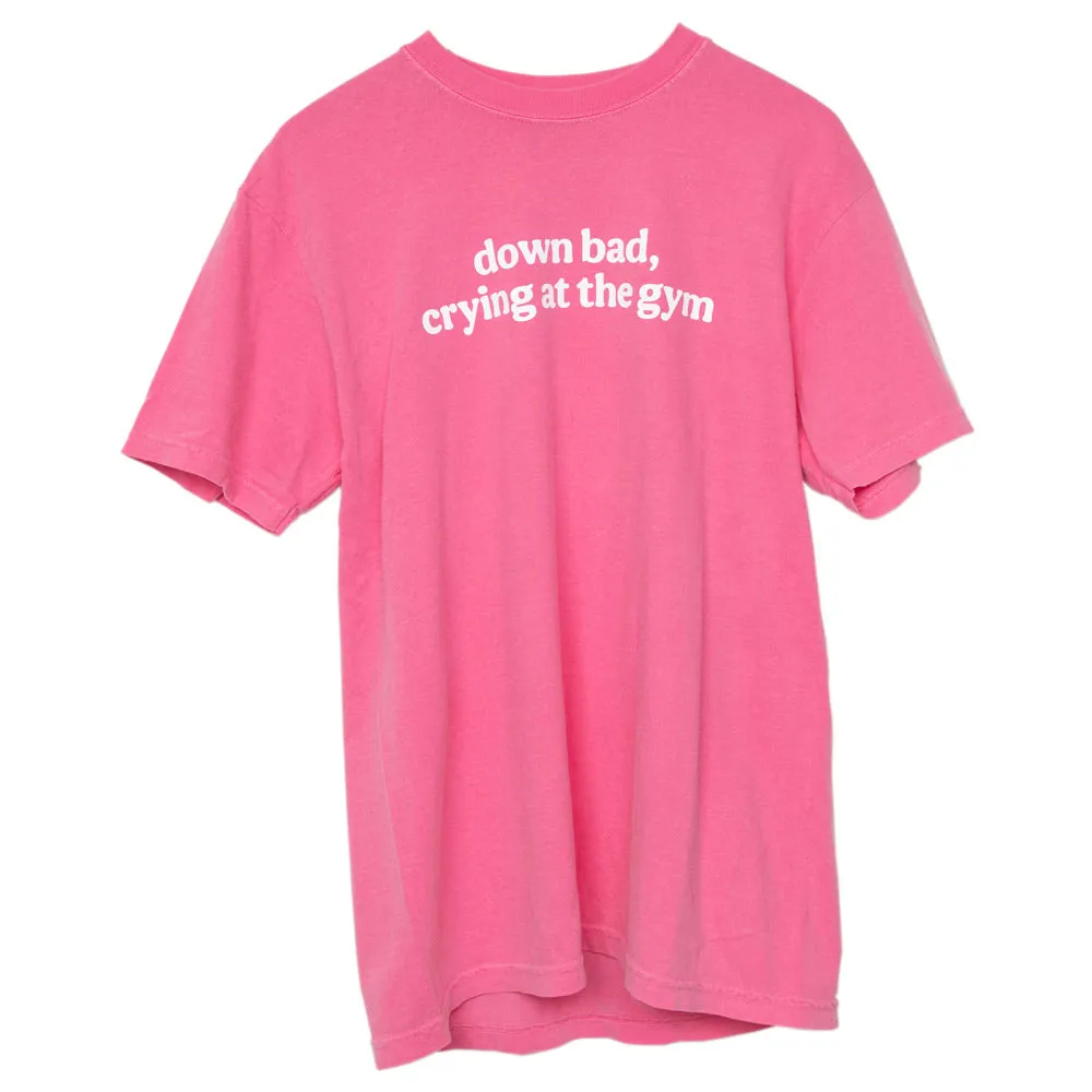 Down Bad Crying At The Gym Graphic Tee  By Katydid