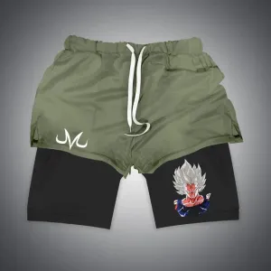 Dragon Ball Z 'Goku Ultra Instinct' Performance Shorts w/Compression Lining