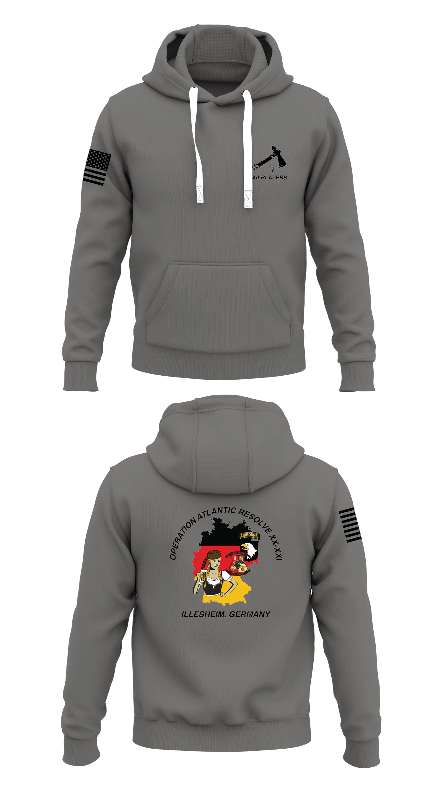 E Co. 6-11st AVN REGT Store 1  Core Men's Hooded Performance Sweatshirt - 95452111852