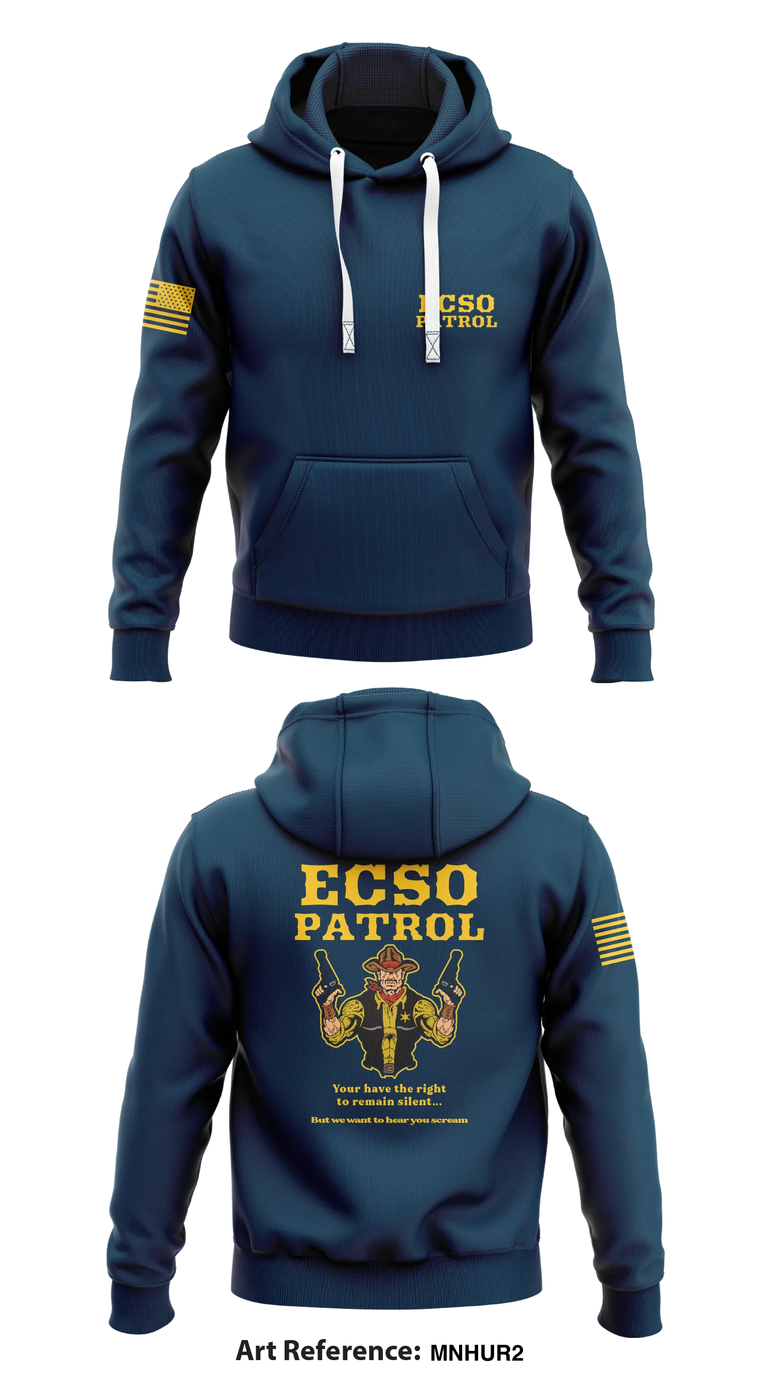 ECSO patrol Store 1  Core Men's Hooded Performance Sweatshirt - MnhUr2