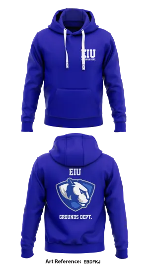 EIU Grounds Dept. Store 1  Core Men's Hooded Performance Sweatshirt - EBDFKJ