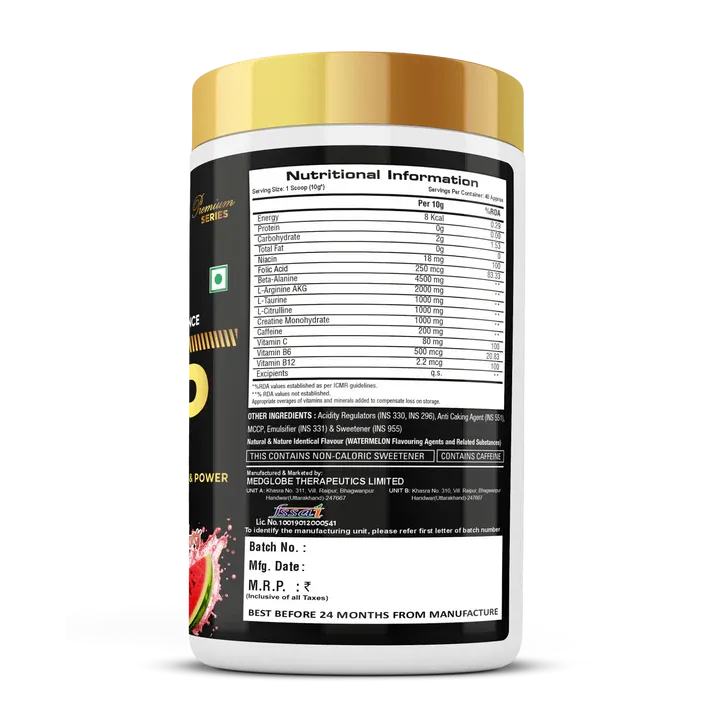 Eligator AMP Pre Workout - 400gm (40 Servings)