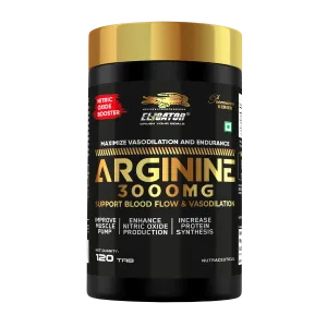 Eligator Arginine 3000 mg - 120 Tablets (60 Servings)