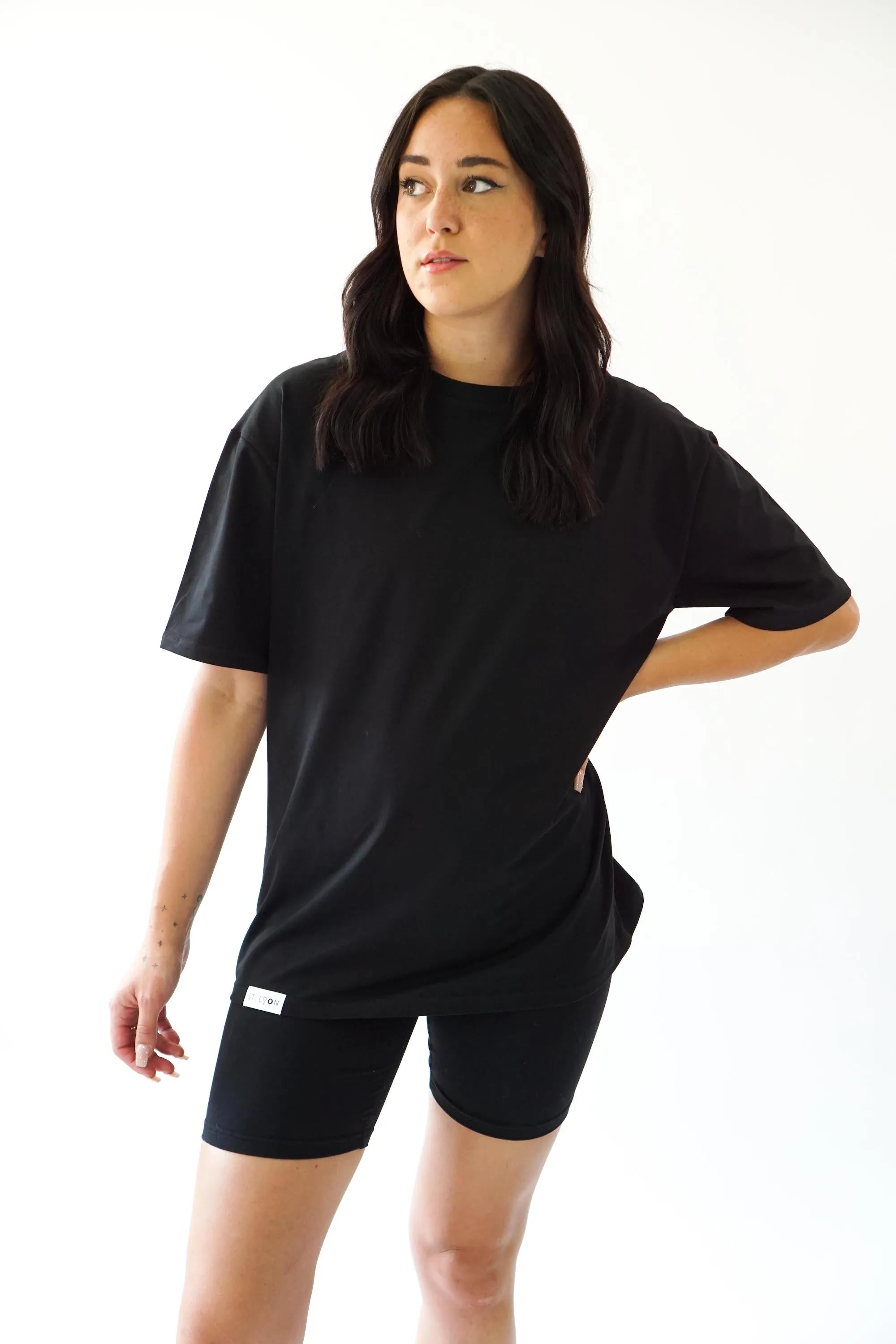 Essential Oversized Tee - Black