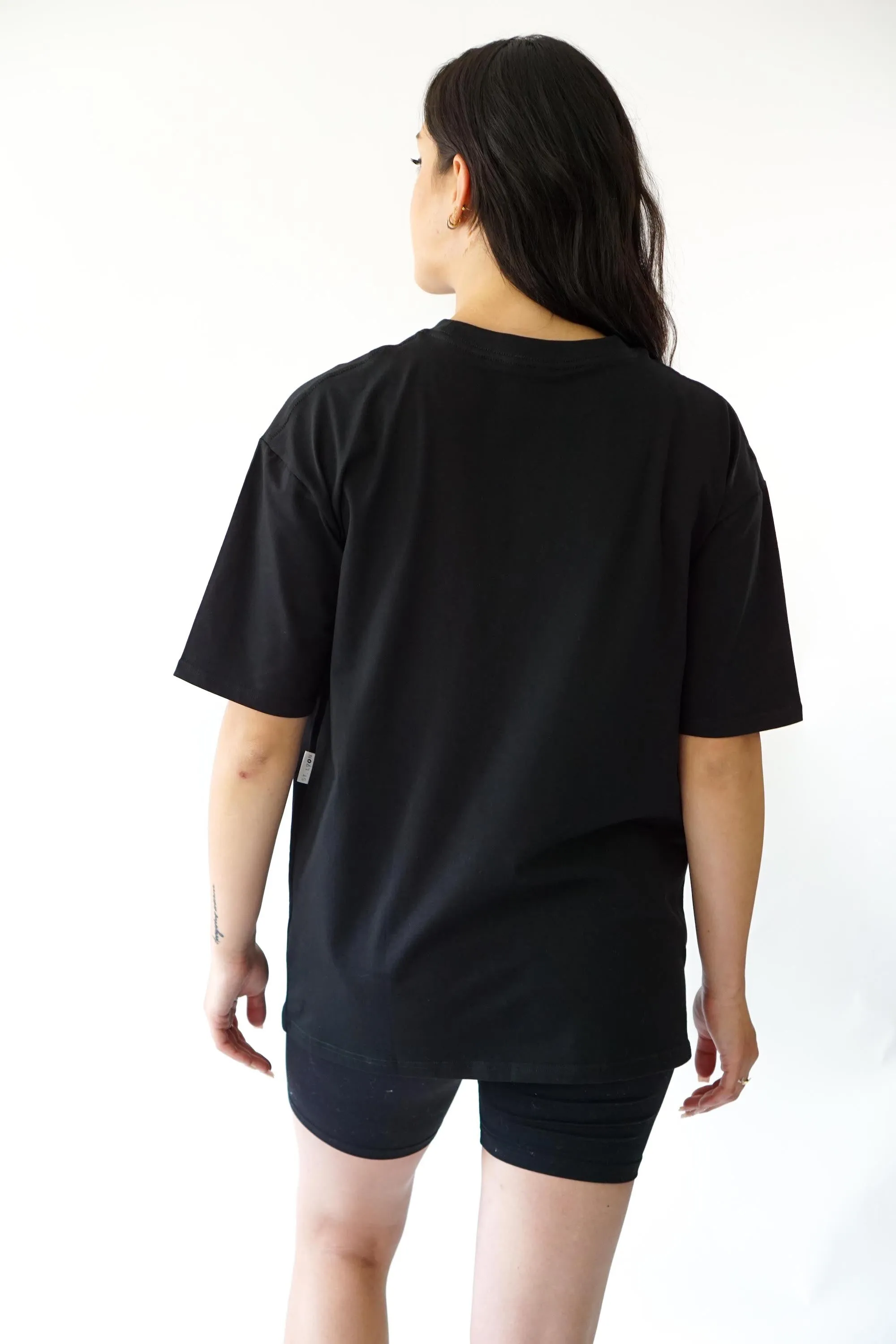 Essential Oversized Tee - Black