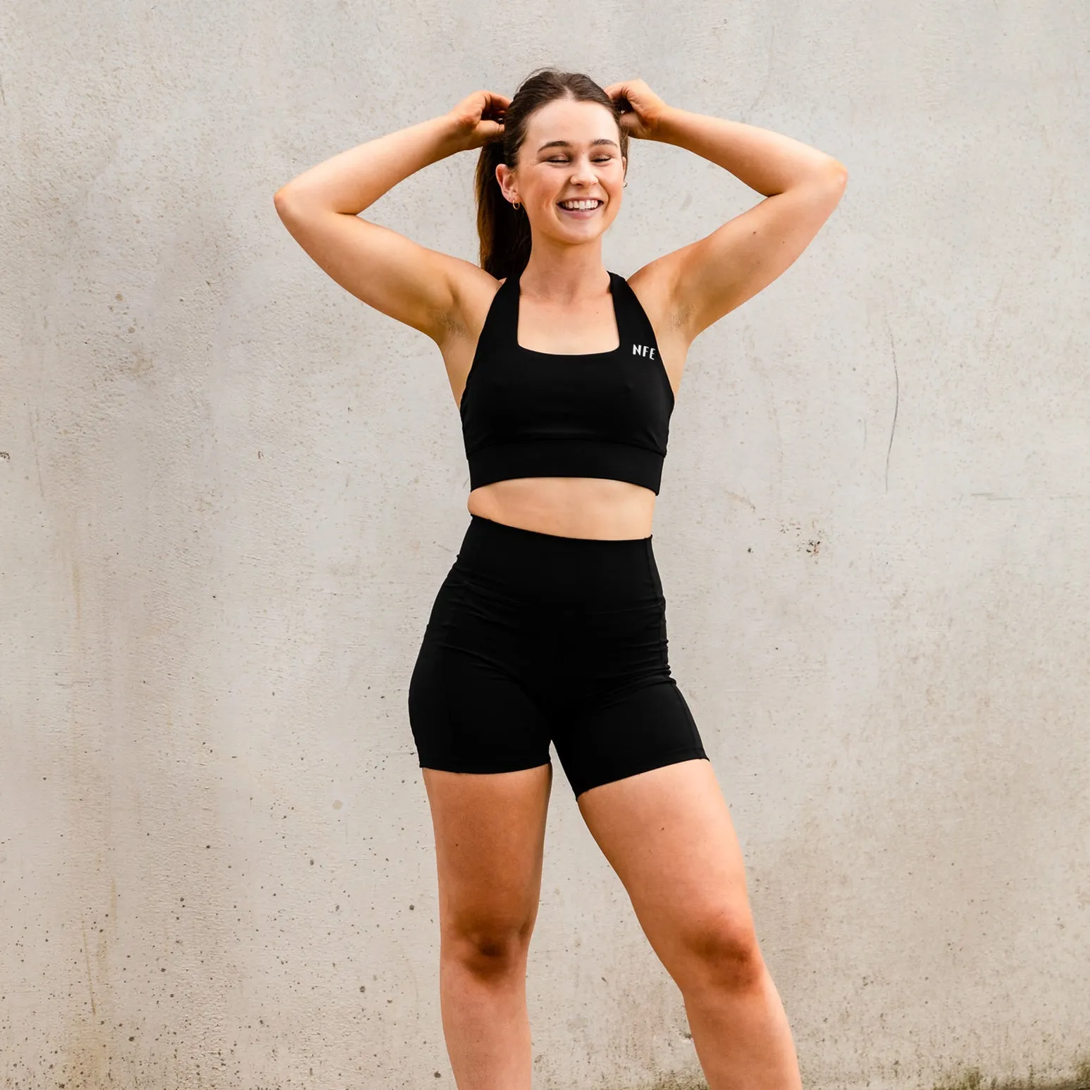 ESSENTIAL RANGE BLACK SHORTS