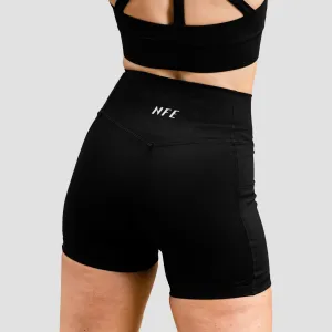 ESSENTIAL RANGE BLACK SHORTS