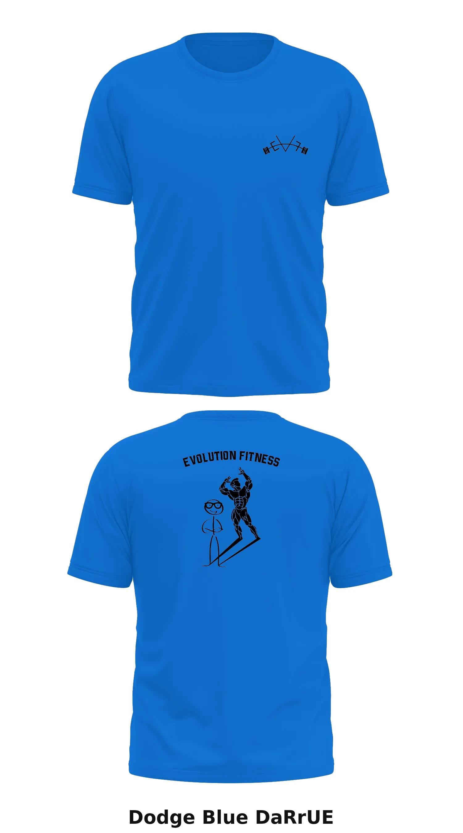 Evolution Fitness Store 1 Core Men's SS Performance Tee - DaRrUE