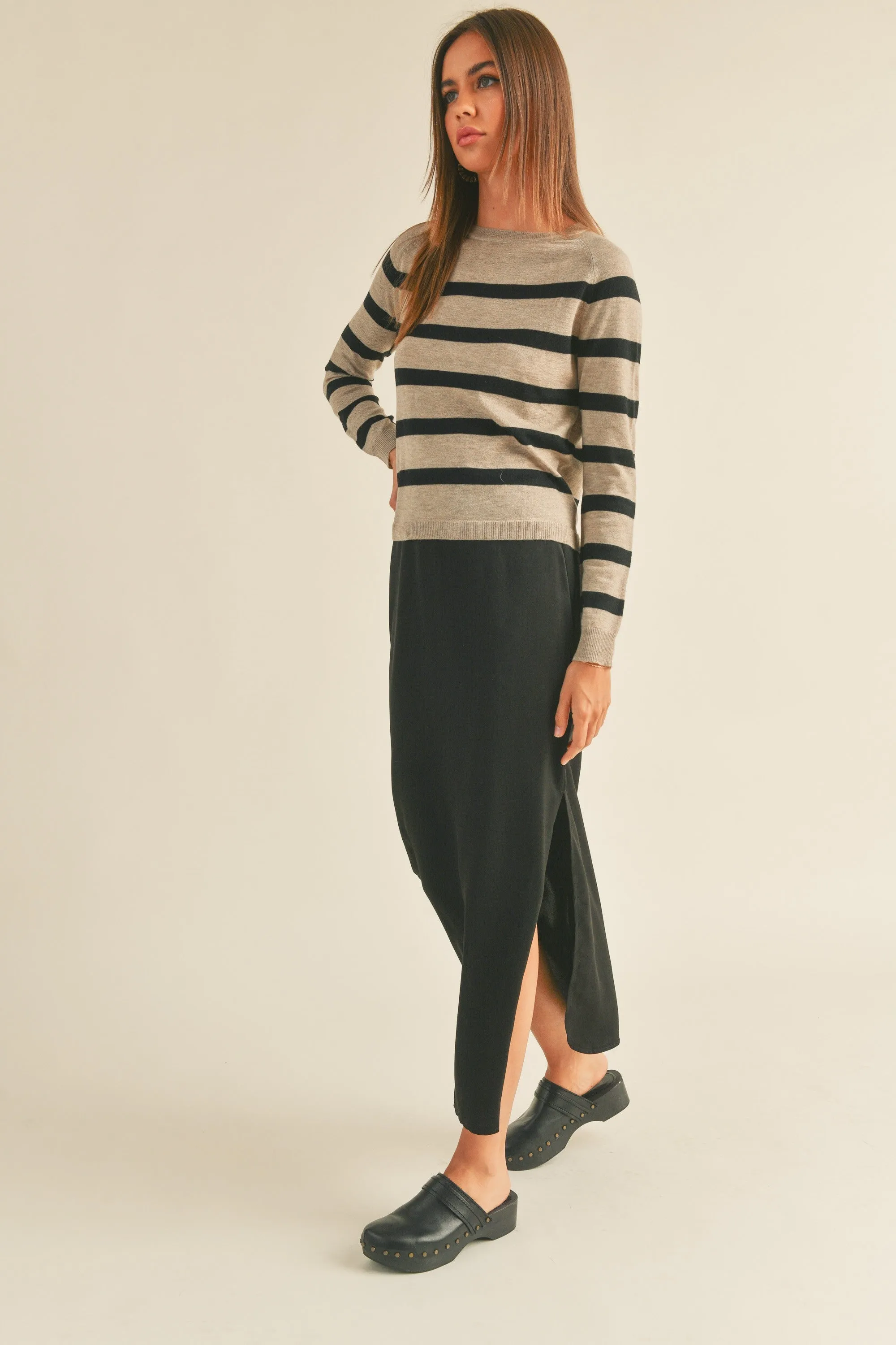 Fall Nights Sweater in Oatmeal