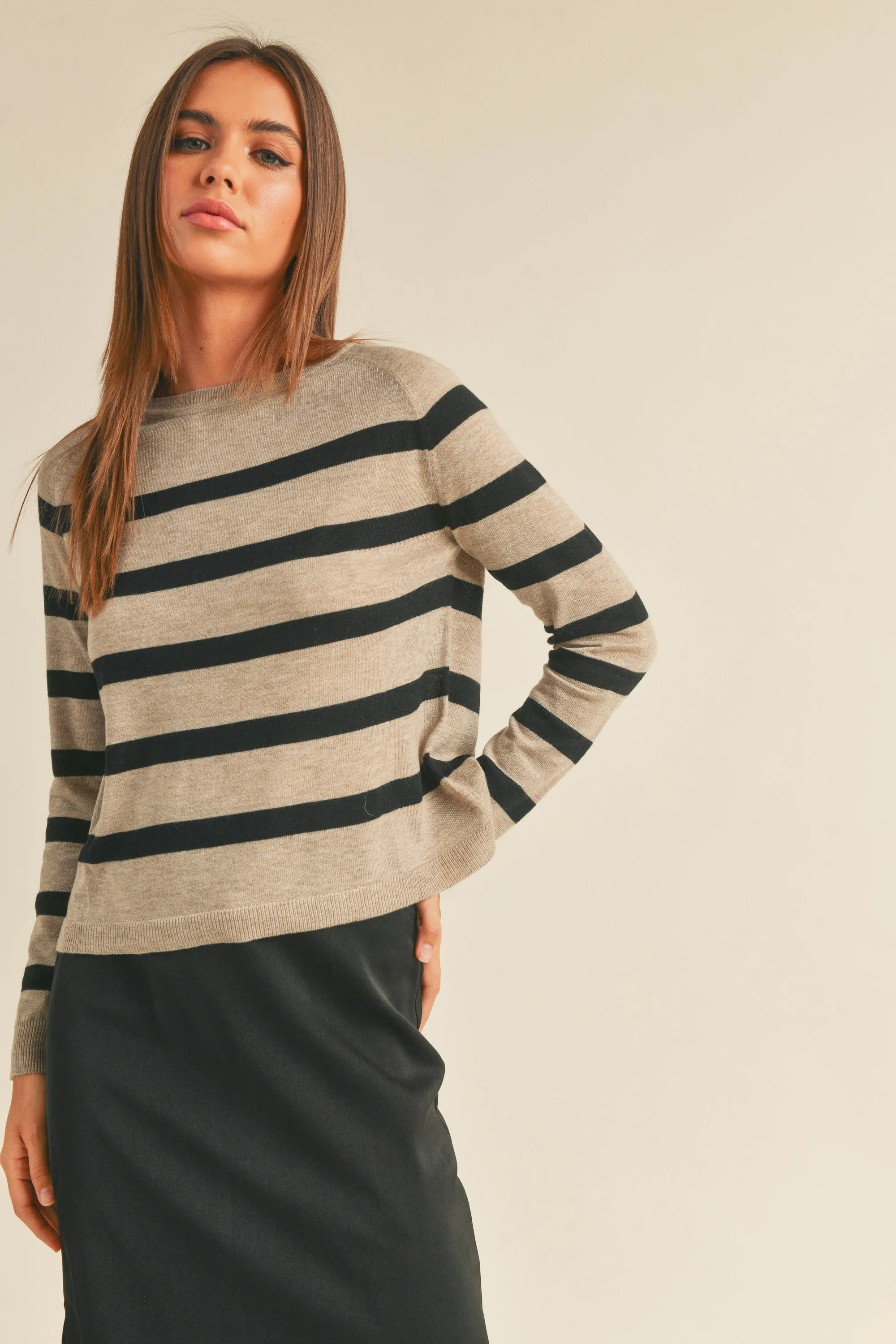 Fall Nights Sweater in Oatmeal