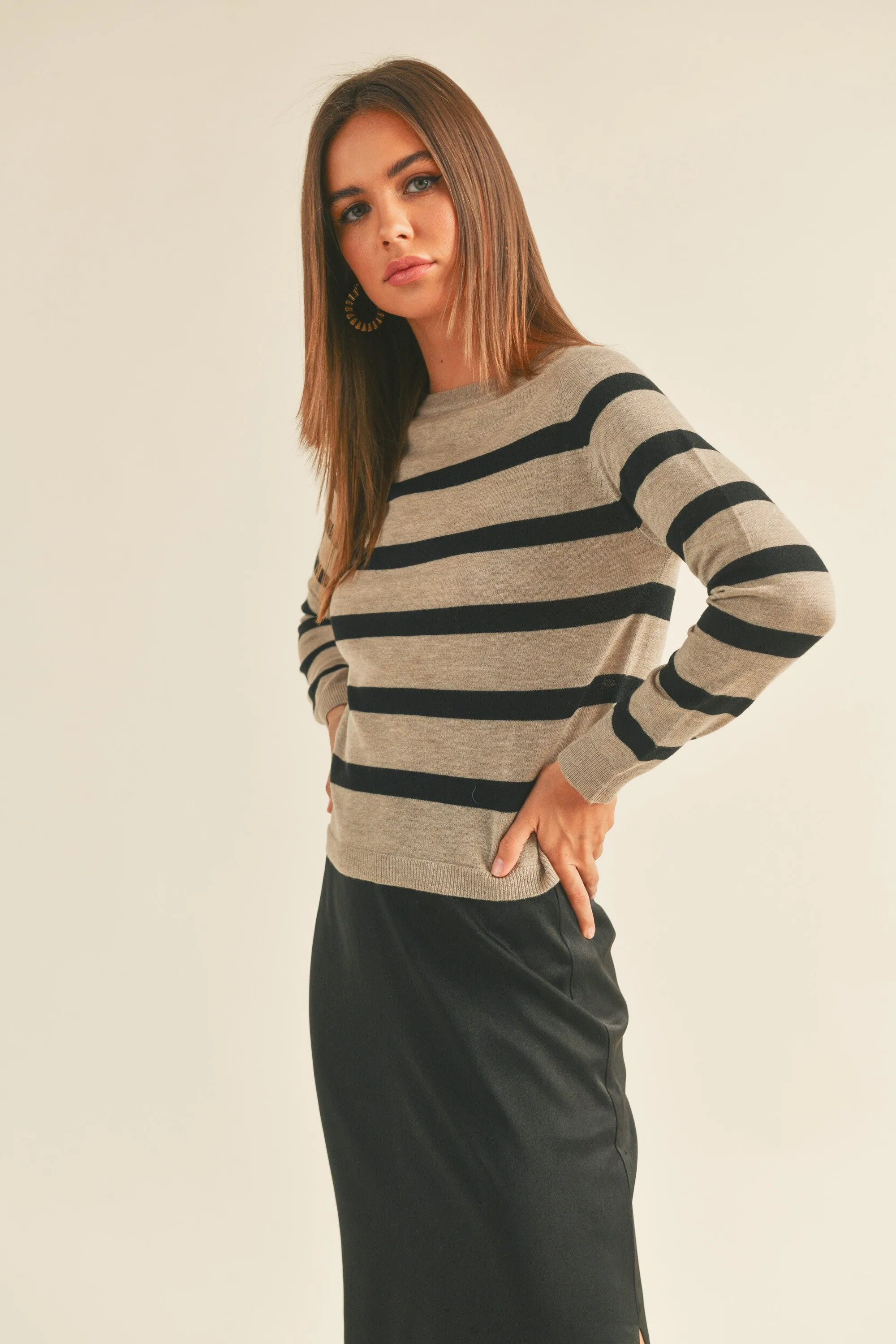 Fall Nights Sweater in Oatmeal