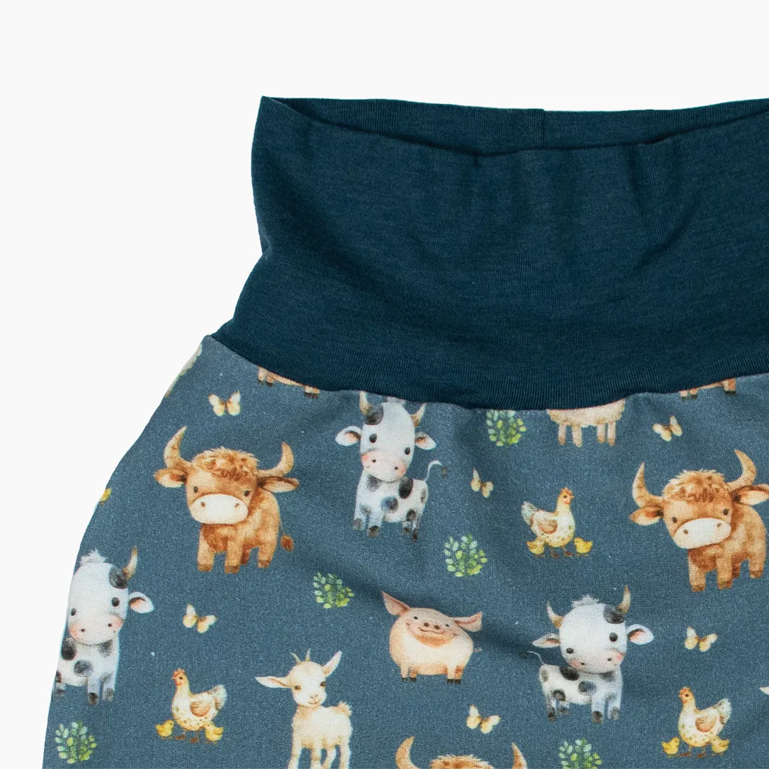 Farm Babies Grow-With-Me Harem Pants
