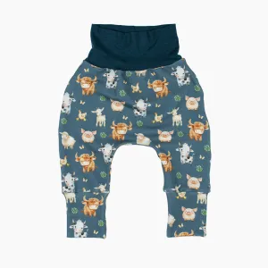 Farm Babies Grow-With-Me Harem Pants